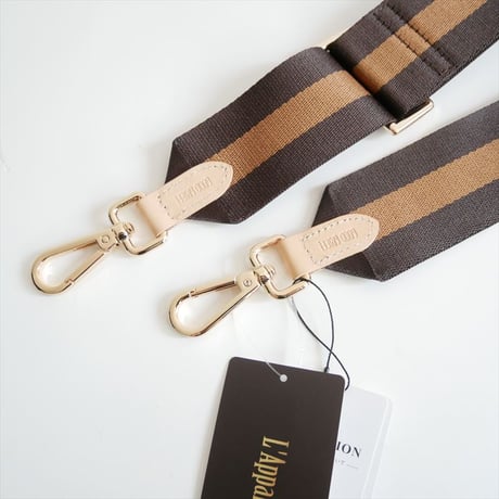 2025・人気完売品 / 未使用 / L'Appartement購入品 / GOOD GRIEF! Border Belt(5cm) 25090560212130 / 2605-0315