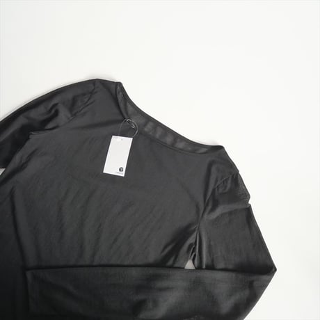 2023AW / Plage / ボートネック Sheer ロンT / 23070922103030 / 2411-1127
