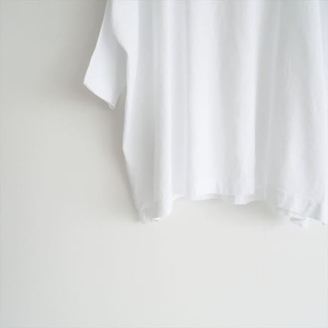 2023 / 未使用 / 45R / 度詰天竺のビッグスリットTシャツ / 70870013 / 2310-0658