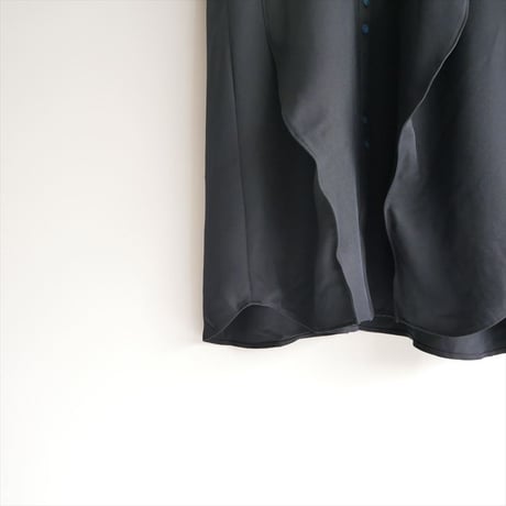 2024AW・人気完売品 / nagonstans / egg drape shirt dress / 470HA433-0950 / 2510-1383