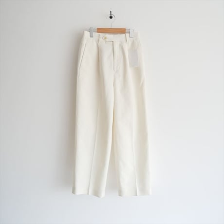 2026SS今季 / AURALEE WOOL COTTON LINEN OX JACKET＆SLACKS A26SJ04WO・A26SP05WO / 2604-0410
