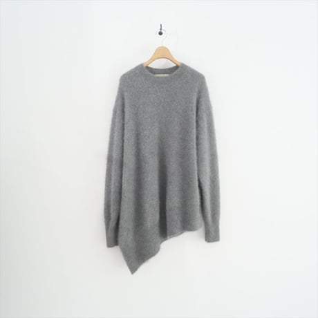 〇2024AW / Curensology / フォックスカシミヤアシメトリープルオーバー / CL406182ER / 2509-1028