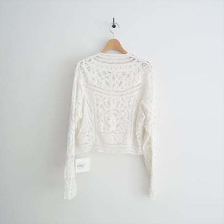 2024AW / IENA LA BOUCLE / バテンレースブラウス / 24051914336030 / 2509-0272