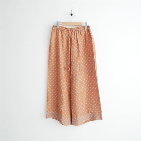 2025SS 未使用 TOWAVASE Silk Wide Pants Bonbon 25-0006S 2606-0140