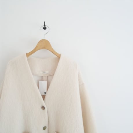 2021AW / yori / ウールモヘアシャギージャケット / YR2125-098AW / 2408-0830