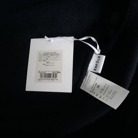 2024AW / 未使用 / ENFOLD / NO-COLLAR WIDE COAT / 300HA130-1650 / 2501-0621