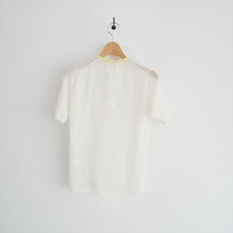 2026SS今季 / 未使用 / AURALEE HARD TWIST HIGH GAUGE WOOL SILK KNIT TEE A26ST02KW / 2605-0941