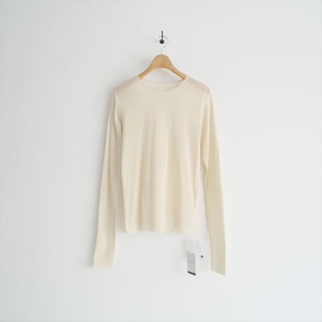 2025SS今季・人気完売品 / 未使用 / Plage / Mesh Sheer ロンT / 25070922109110 / 2505-0530