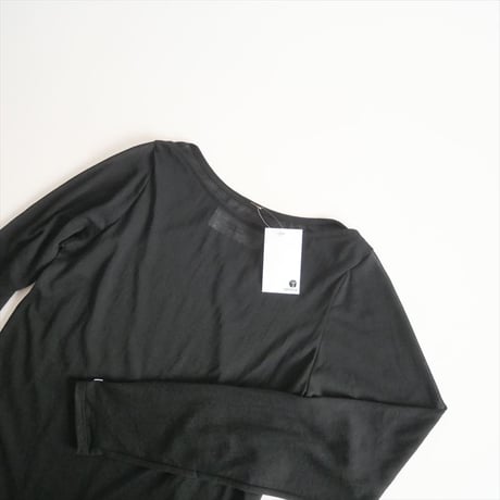 2024AW今季 / Plage別注 / JANE SMITH / SHEER BOAT NECK Tシャツ / 24WCT-＃636L / 2411-0475