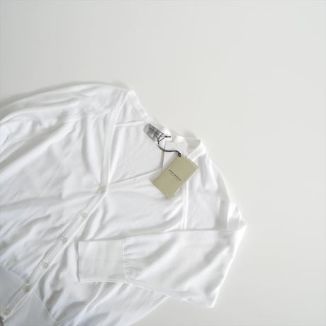 未使用 / JOHN SMEDLEY / Vネックカーディガン3/4SLEEVE / S4062 / 2508-2177