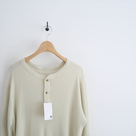 2023AW・人気完売品 / GOOD GRIEF! / HENLEY NECK THERMAL TOP / 23070560203530 / 2409-2054