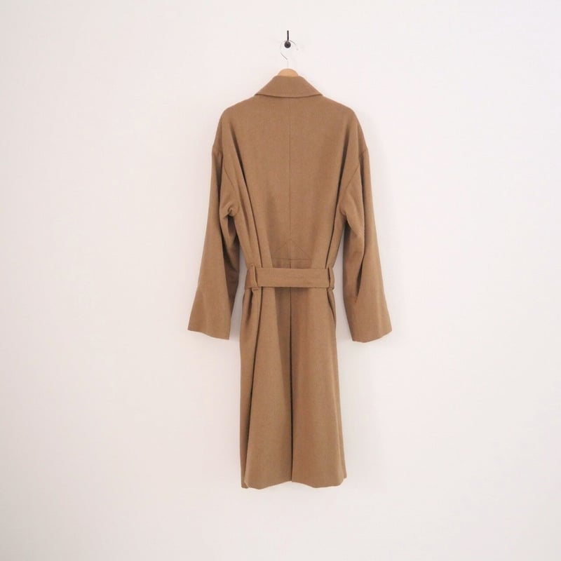 ATON LODEN COAT キャメル02