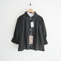 CABINET / リネンタックコンビブラウス / 2408-0218