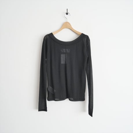 2024SS / JANE SMITH / SHEER WIDE NECK PULLOVER / 24SCT-#327L / 2409-0409