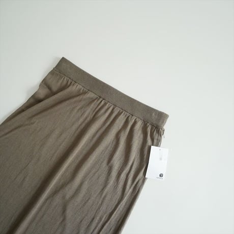 2025SS Plage silk/linen long スカート 25060922707020 2606-0423