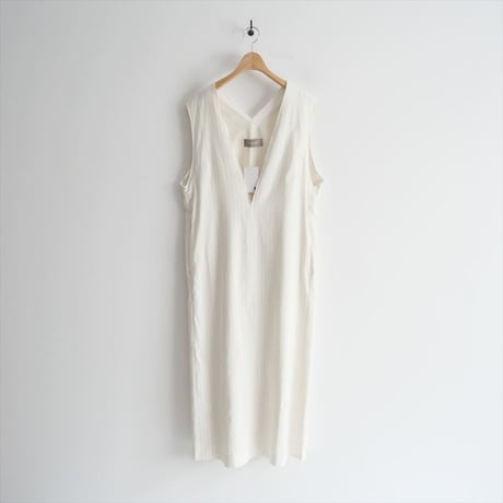 2024SS今季 / 未使用 / HELIOPOLE / DEEP V NECK DRESS / 14003030014HN / 2405-2153