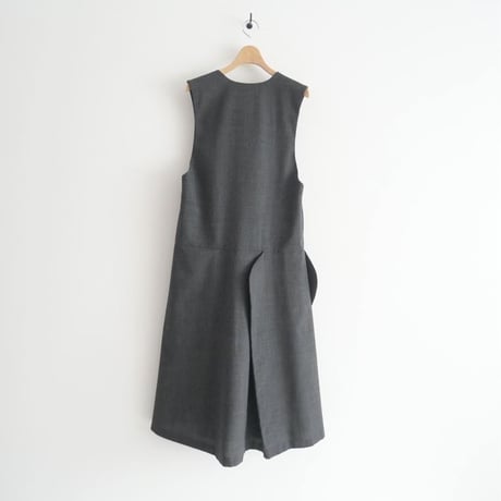 2023AW / ENFOLD / ROUND-NECK JUMPER-DRESS / 300GA233-0570 / 2406-0665