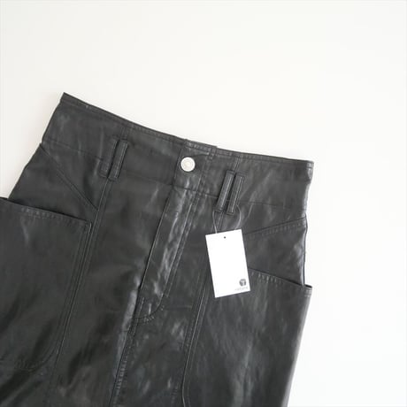 2021AW / ISABEL MARANT ETOILE / フェイクレザースカート / JU1316-21A004E / 2409-0077