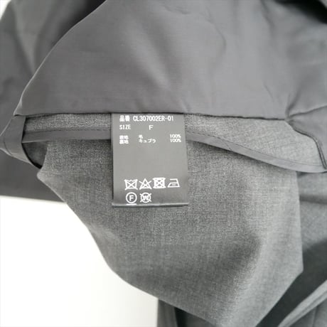 人気完売品 / Curensology / ＜C.S.G＞ウールポプリンジャケット / 184892 / 2603-1207