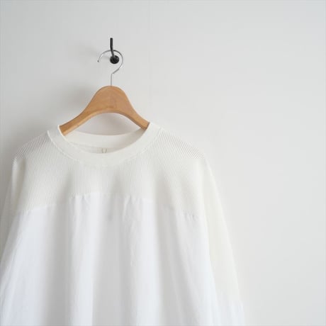 2024SS今季 / Curensology / ＜&RC＞ワッフルフットボールTシャツ / 996905 / 2406-0042