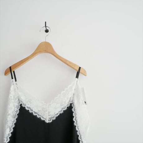 2026SS今季・人気完売品 未使用 FORME SATIN LACE CAMISOLE 26Sp-LaceCami 2606-0391