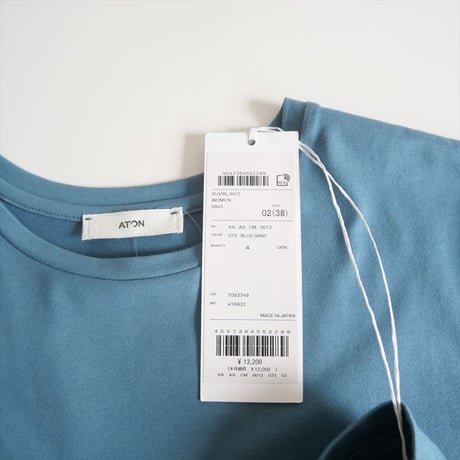 未使用 / ATON / SUVIN 60/2 | PERFECT S/S T-SHIRT / KKAGCM0013 / 2410-0400