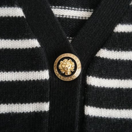 2022AW / L'Appartement / GOLD BUTTON V/N CARDIGAN / 22080560102530 / 2411-1512
