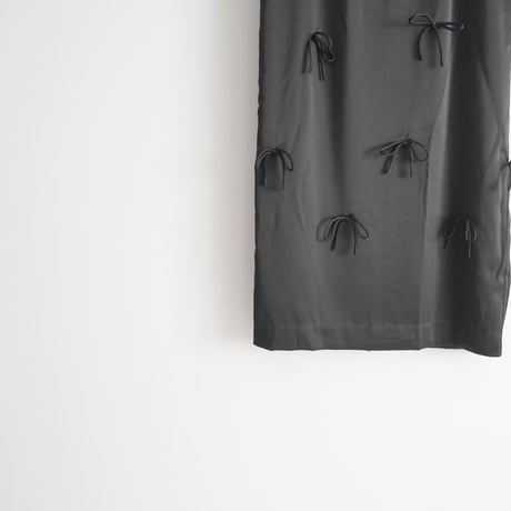 2024AW / SLOBE IENA / habi Ribbon Lineスカート / 24060912901040 / 2501-0947