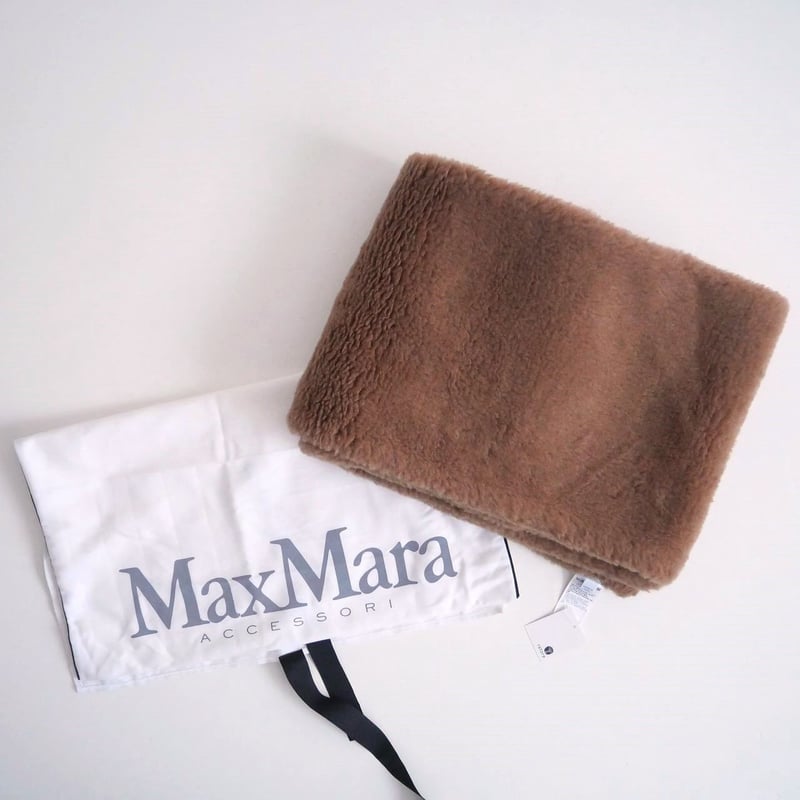 Max Mara テディベア ストール キャメル 希少品 大人気 MaxMara