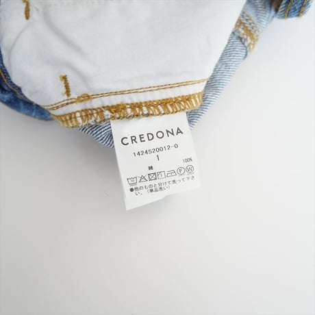 2024・人気完売品 / CREDONA / MARIANA CURVE DENIM PANTS / 1424520012 / 2503-0367