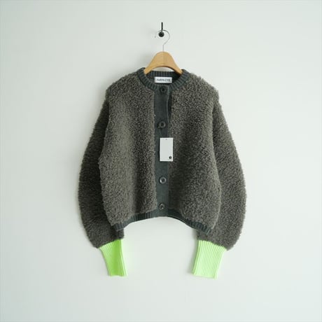 2025AW今季 / HeRIN.CYE / Loop yarn knit cardigan / 530IAT70-1401 / 2512-0549