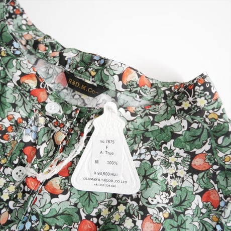 2026SS今季新作 / 未使用 / R&D.M.Co-/OLDMANS TAILOR / WILD BERRY FIELD LAWN PIN TUCK DRESS / 2603-0144