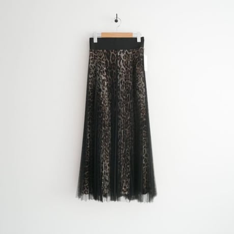 2025 未使用 DEUXIEME CLASSE購入品 LOYD FORD LEOPARD TULE SKIRT 25060510000510 2606-0728