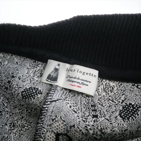2022AW / IENA同型お取扱い / leur logette / flower jacquard パンツ / 20425 / 2410-0231