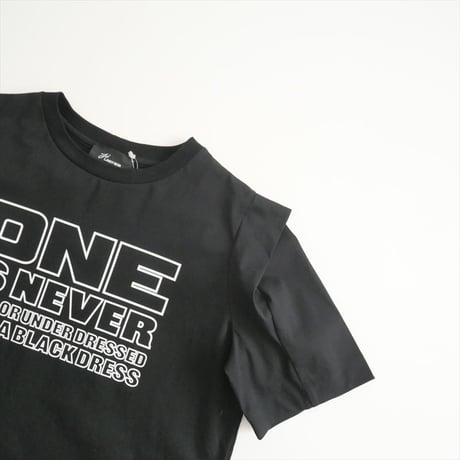 2022SS / 未使用 / スタイリスト金子綾さん着用 / HARDY NOIR / カタパッドフウロゴプリントTEE 2 / 22070208102120 / 2408-0178