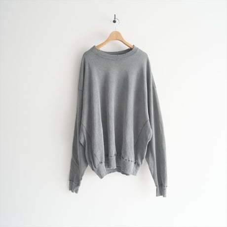 ○2022AW / R'IAM / Plage / MENダメージスウェット / 22070922604040 / 2509-0367