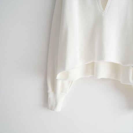 継続販売品 / 未使用 / Whim Gazette / スウェットVネックプルオーバー / WGZ1022206A0002 / 2405-0610