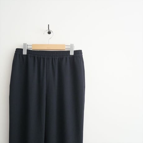 2023AW・人気完売品 / 未使用 / MUSE de Deuxieme Classe購入品 / Col Pierrot / スソリブ パンツ(NAVY) / 2409-0624