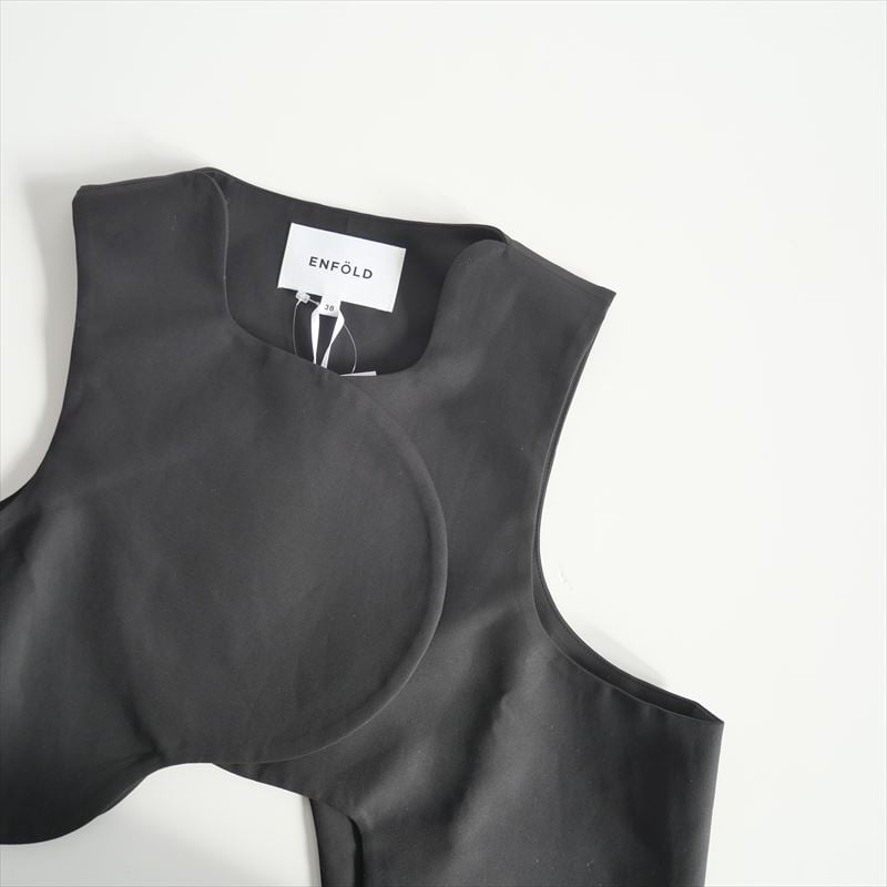 m*t様 ENFOLD エンフォルドWAVE CROPPED VEST ENFOLD WAVE CROPPED VEST エンフォルド2024