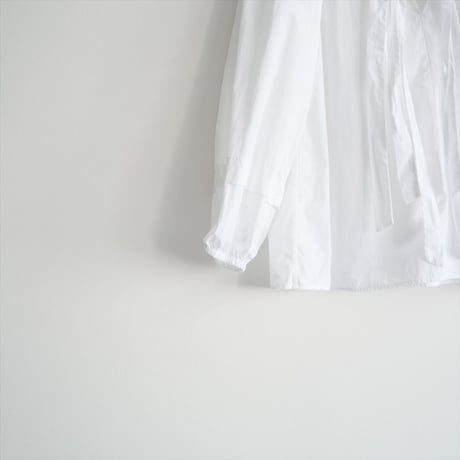 2023 / Drawer / RESORT1 フリルリボンブラウス WHITE / 65212991200 / 2403-1060