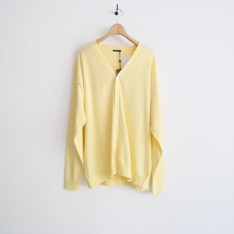 2023 / 未使用 / LENO / COTTON KNIT CARDIGAN / H2301-K003 / 2310-0108