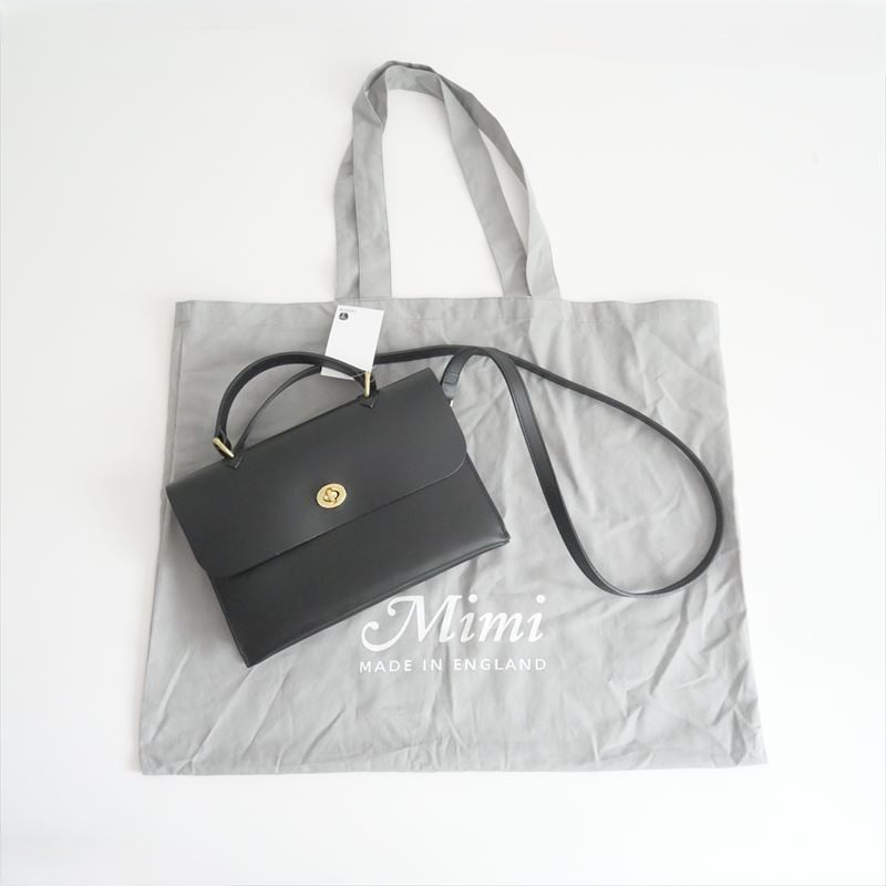 MIMI BERRY　ショルダーバッグ　2WAY　HEBE　レザー　ターンロック ミミベリー Mimi Berry ハンドバッグ ショルダーバッグ ヘベ