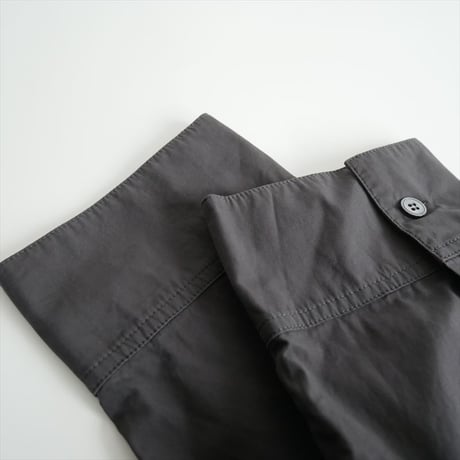 STUDIO NICHOLSON / SABO パウダーコットン ハーフプラケット シャツドレス / SNW-1371 / 2508-0429