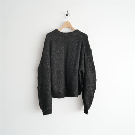 2024AW / 未使用 / three dots / Sparkle yarn pullover / 012743160001 / 2502-0182