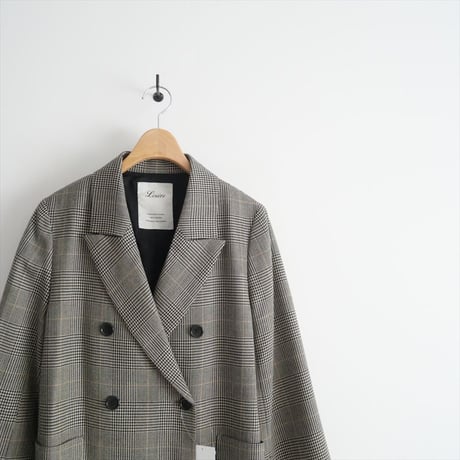 2023AW / Lisiere / L'Appartement / CHECK HANDSOME JACKET / 23010560101030 / 2405-1285