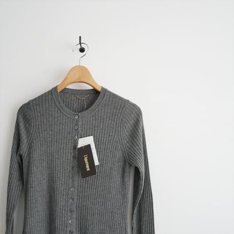 2025AW今季・人気完売品 / 未使用 / L'Appartement / RIB KNIT with BUTTON / 25080560716030 / 2512-2018