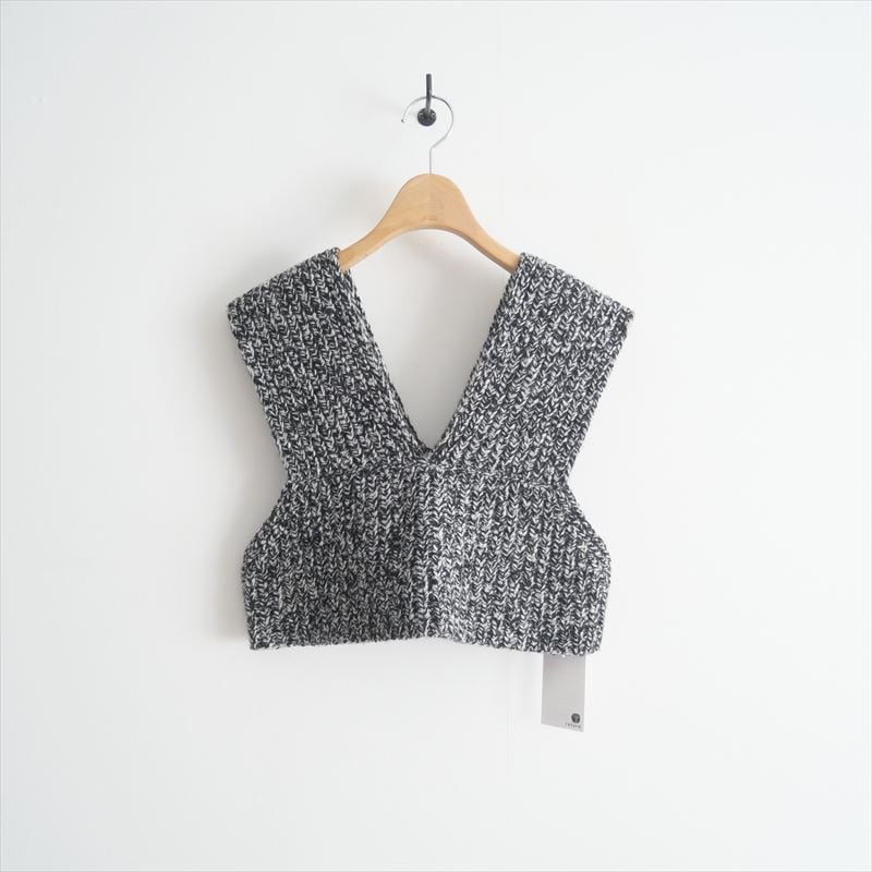 2023AW / HYKE / RIBBED SWEATER BUSTIER TOP / 11