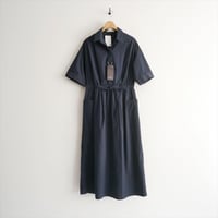 2025SS / 未使用 / Demi-Luxe BEAMS / ハーフスリーブ シャツワンピース / 64-26-1571-632-79-16 / 2508-1297
