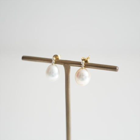 2022 / GIGI ×IENA/ ドロップパールダイヤピアス / 2505-0905