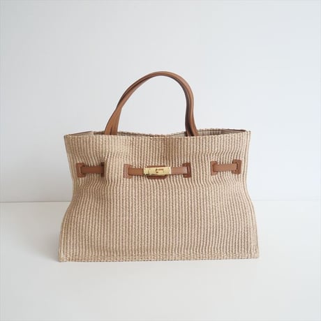 2025SS今季 / ANAYI購入品 / VIOLAd'ORO / ラフィアシート調トートバッグ / 11251829030 / 2504-0683